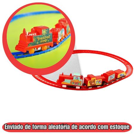 Trenzinho de Brinquedo Com Trilhos Locomotiva Infantil Trem - Europio - Trem  de Brinquedo - Magazine Luiza