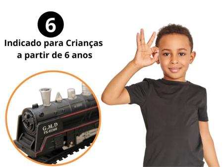 Trem Brinquedo Ferrorama Elétrico Locomotiva Com Luz E Som - Importway -  Autorama e Ferrorama - Magazine Luiza