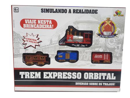 Trem Trenzinhos Trilhos Expresso Orbital Train 19 Peças 90cm - Alfabay -  Cubo Mágico - Quebra Cabeças - A loja de Profissionais e Colecionadores!