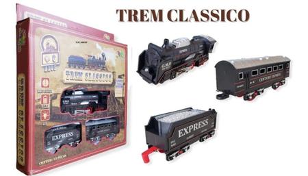 Ferrorama Locomotiva Trem Infantil De Brinquedo Pilhas