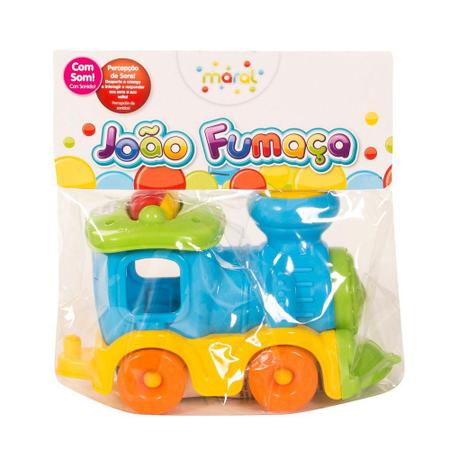 Brinquedo Infantil Trem João Fumaça Com Som - Maral 4028