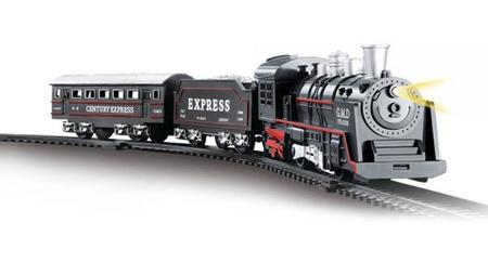 Kit Trem Vagões E Trilhos Para Brincar Divertido - DM Toys - Trem de  Brinquedo - Magazine Luiza