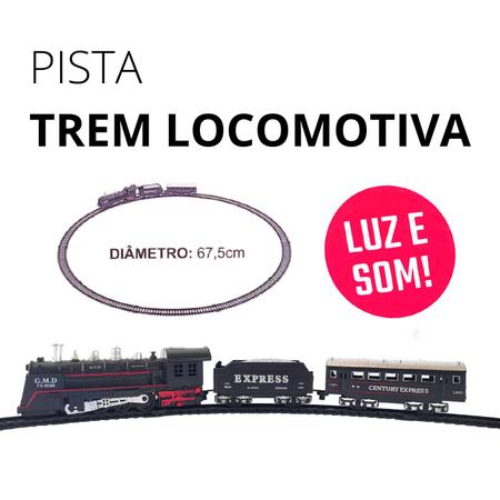 Kit Trem Vagões E Trilhos Para Brincar Divertido - DM Toys - Trem de  Brinquedo - Magazine Luiza