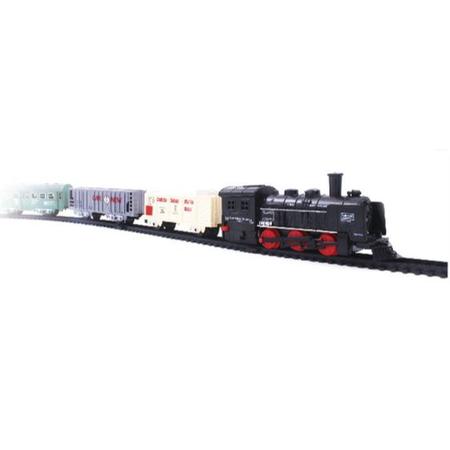 Trem Locomotiva Rei dos Trilhos - 19 peças - Amendoim Brinquedos