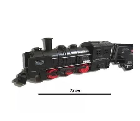 Trenzinho de Brinquedo Com Trilhos Locomotiva Infantil Trem - Europio - Trem  de Brinquedo - Magazine Luiza