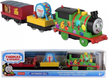 Trem - Thomas E Seus Amigos - Pressione E Vá Acrobacias - Percy - Verde -  Mattel