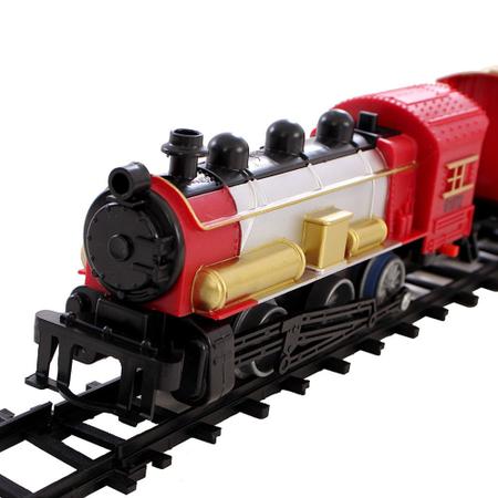 Trem Expresso Infantil Brinquedo A Pilha Anda Sozinho com 3 Vagões Artbrink  - Trem de Brinquedo - Magazine Luiza