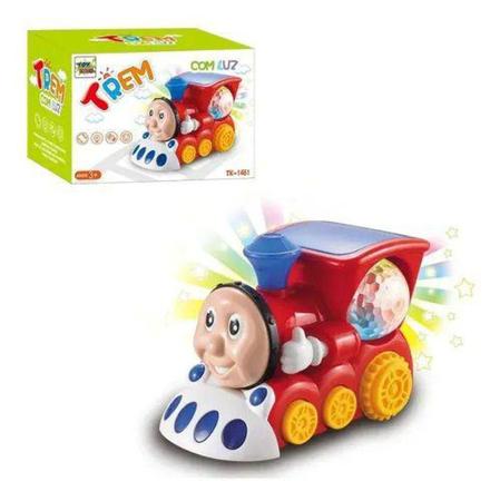 Imagem de Trem Thomas Trenzinho Brinquedo Luz Musical Bate Volta - TOY KING