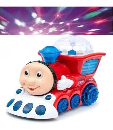 Brinquedo Trem Trenzinho Thomas Á Pilha Com Som E Luzes