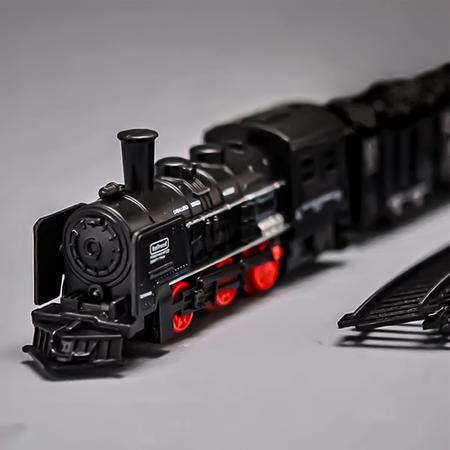 Trem Trenzinho Locomotiva De Brinquedo Com Pista Presente