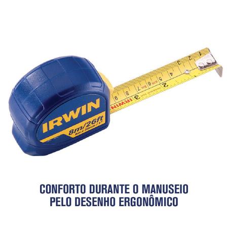 Imagem de Trena Standard 8 Metros Com Trava Iw13948 Irwin