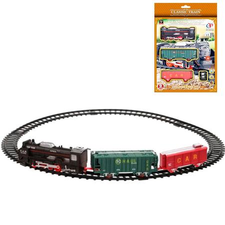 Trenzinho Elétrico Clássico Locomotiva Brinquedo Trem Pilha - ShopJJ -  Brinquedos, Bebe Reborn e Utilidades