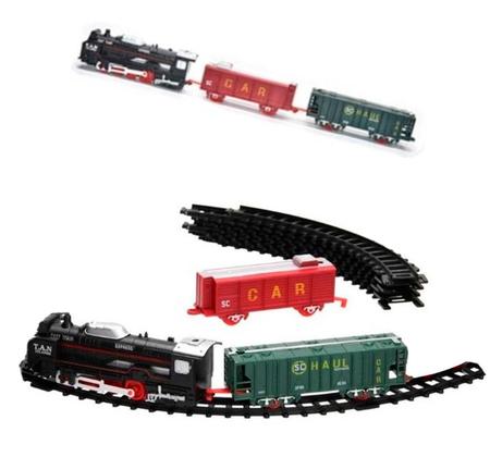 Trem Clássico Com Trilho Havan Toys - HBR0245