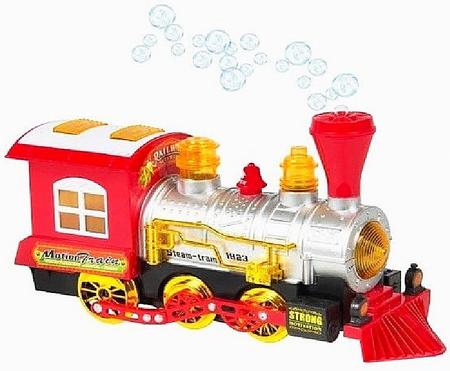 Trenzinho Brinquedo Criança Trem solta Vapor Emite Som Luzes - Trem Fumaça  - Trem de Brinquedo - Magazine Luiza