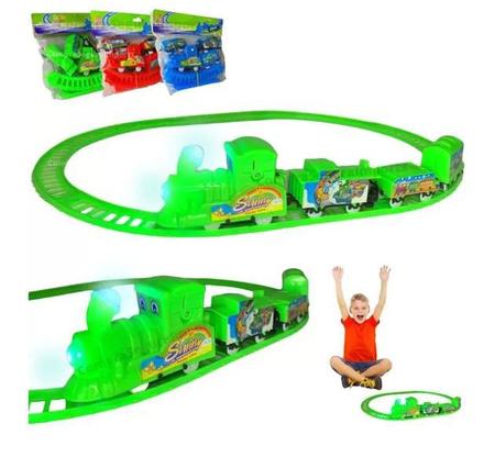 Trenzinho Eletrico Com Trilhos Thomas Trem Kids Infantil