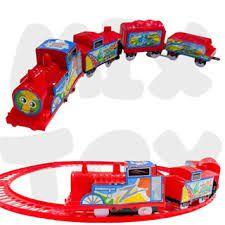 Brinquedo Trenzinho Trem Locomotiva c/ trilhos infantil - Company kids -  Trem de Brinquedo - Magazine Luiza