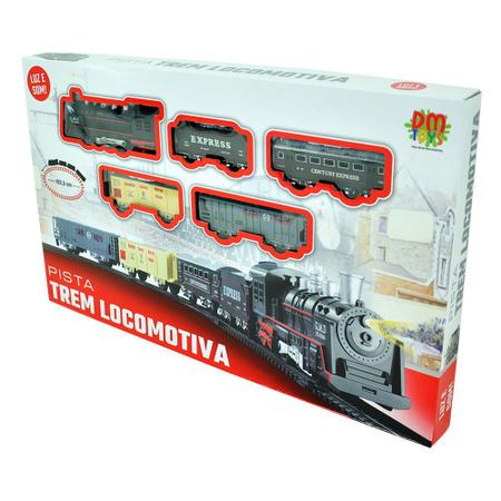 KIT OM 5 TREM FERRORAMA Trenzinho Locomotiva De Brinquedo A Pilha