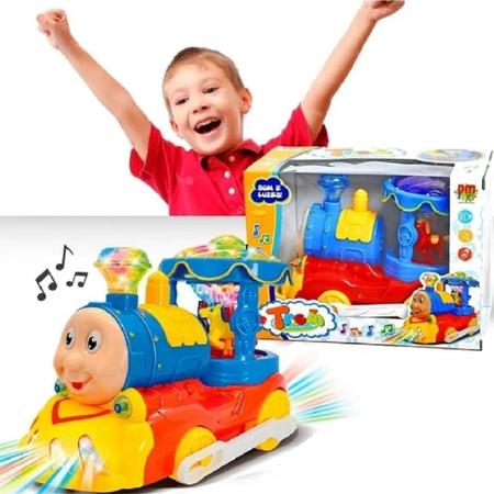 Brinquedo Trenzinho Bate E Volta Thomas E Amigos Com Musica E Luzes - Chic  Outlet - Economize com estilo!