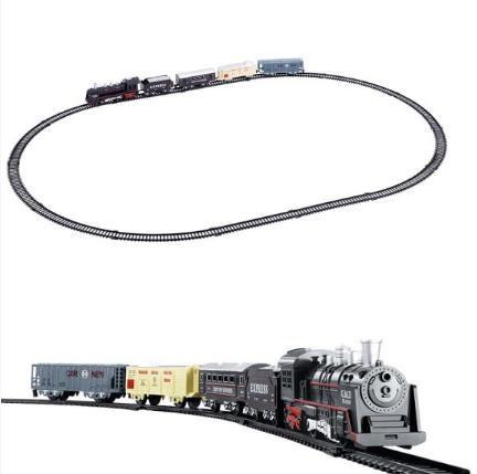 Kit Trem Vagões E Trilhos Para Brincar Divertido - DM Toys - Trem de  Brinquedo - Magazine Luiza