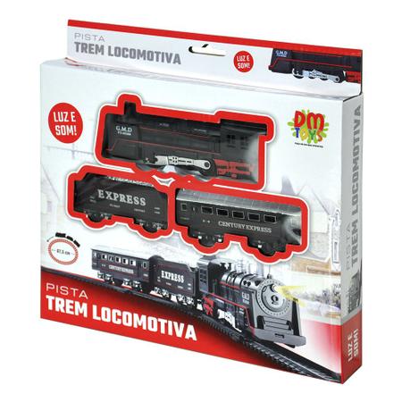 Trem Locomotiva Super Expresso 14 Peças Tamanho Grande - Brinquedo Infantil  - Trem de Brinquedo - Magazine Luiza