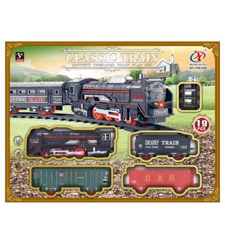 Trenzinho de Brinquedo Com Trilhos Locomotiva Infantil Trem - Europio - Trem  de Brinquedo - Magazine Luiza