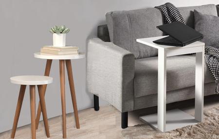 Três Mesinhas de Centro Cama Decora E Ideal Apoio Branco - Colomi Imagem de Três Mesinhas de Centro Cama Decora E Ideal Apoio Branco