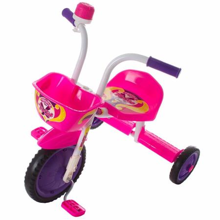 Imagem de Triciclo 3 Rodas Bicicleta Infantil Menina Ultra Bike Rosa