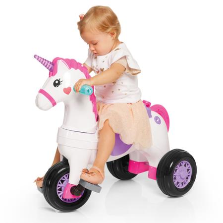 Imagem de Triciclo Calesita Fantasy Rosa 2 em 1 Passeio e Pedal - Calesita