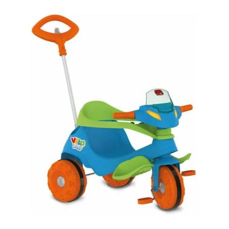 Smart Quad Passeio Pedal Quadriciclo Haste Carrinho Carro Infantil Criança  Meninos Meninas Presente Empurrador Bebê Velotrol