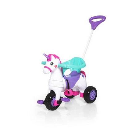 Triciclo Carrinho Unicornio Tico Calesita Velocita Fantasy 1001
