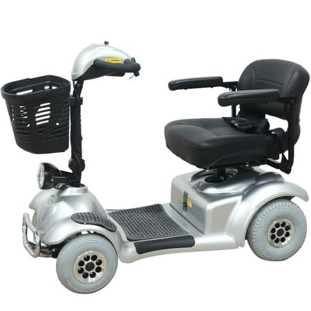 Imagem de Triciclo Elétrico Cadeira de Rodas Motorizada Freedom Mirage RX com Ré cor Prata