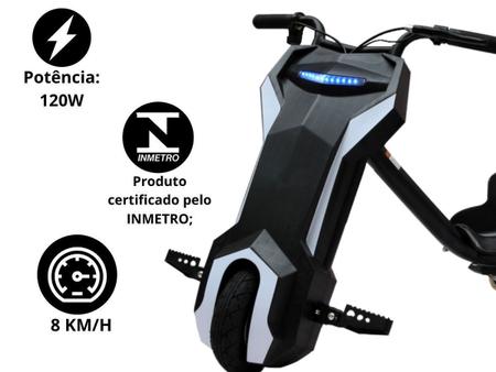 Drift triciclo eletrico infantil para crianças 120W