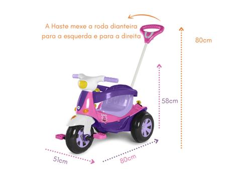 Motoca Infantil Passeio Eletrica 7,5v Com Luz Farol Musica