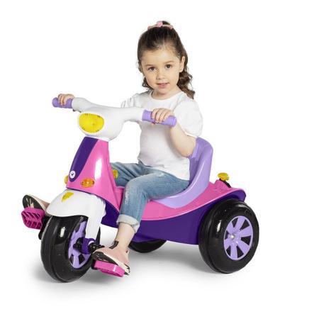 Triciclo Infantil Eletrico 6V Velotri 3 em 1 Menino - Calesita 1023