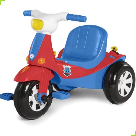 Triciclo Infantil Eletrico 6V Velotri 3 em 1 Menino - Calesita 1023