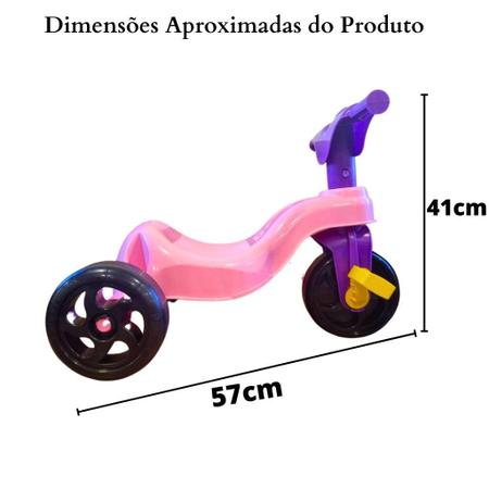 Motoca Infantil Triciclo Encantado Rosa Menina Pais e Filhos - Camilo's  Variedades