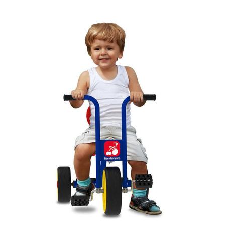 Triciclo Infantil Bandeirante Antigo Carona Até 42kg Escolar