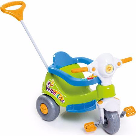 Triciclo Infantil Passeio Com Empurrador 2 Em 1 Motoca