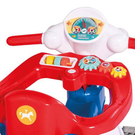 Triciclo Moto Infantil Passeio E Pedal 2 Em 1 Calesita Azul - Velotrol e  Triciclo a Pedal - Magazine Luiza