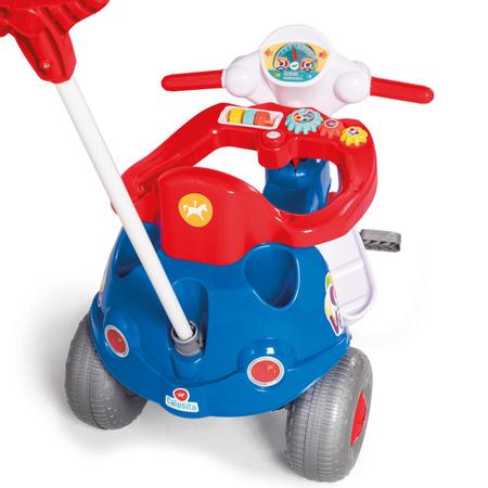 Triciclo Moto Infantil Passeio E Pedal 2 Em 1 Calesita Azul - Velotrol e  Triciclo a Pedal - Magazine Luiza