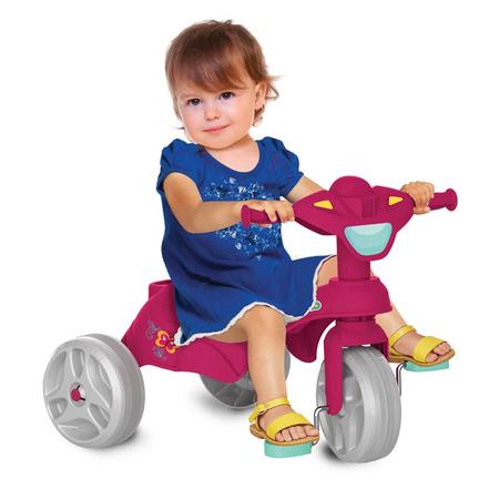 Triciclo Infantil 4 em 1 com Pedal Removível para Crianças de 2 a