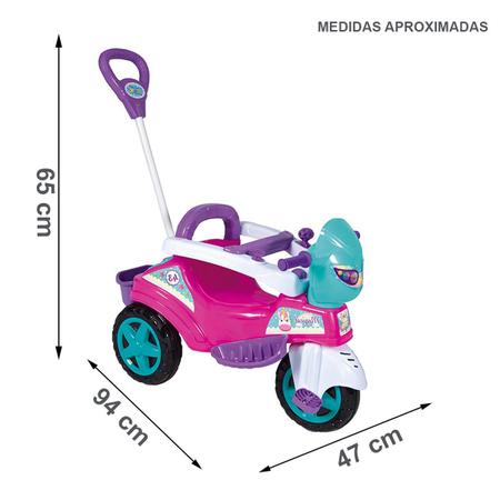 Triciclo Infantil Baby City Menina com Empurrador - Maral - Velotrol e  Triciclo a Pedal - Magazine Luiza