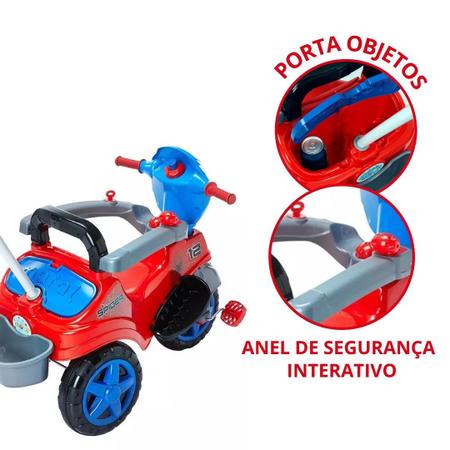 Triciclo Infantil com Pedal e Dupla Proteção Baby City Feminino Rosa e -  Isas Brinquedos e Bikes