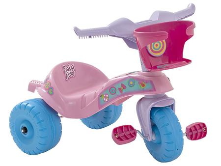 Triciclo infantil suporta 80 kilos bandeirante divertido - Velotrol e  Triciclo a Pedal - Magazine Luiza