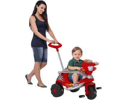 Triciclo Infantil Bandeirante Triciclo Smart Plus - Haste Removível Buzina  Porta Objetos - Velotrol e Triciclo a Pedal - Magazine Luiza