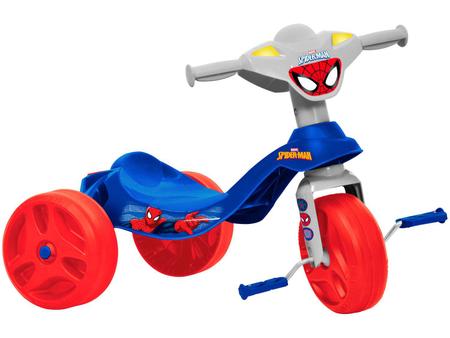 Triciclo Infantil Bandeirante Motoban Premium - Pedal e Passeio com Aro -  Homem Aranha