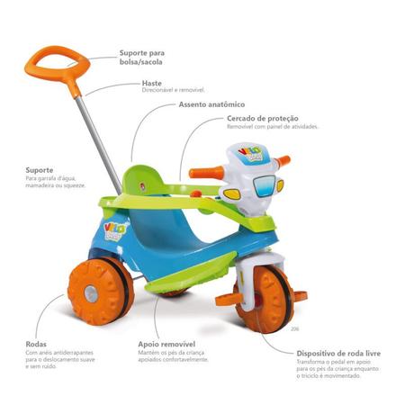 Imagem de Triciclo Infantil Bandeirante - Velo Baby