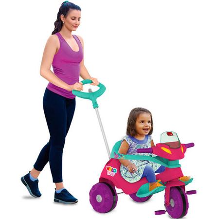 Triciclo Infantil Velotrol com Empurrador - Bandeirante - Velotrol e  Triciclo a Pedal - Magazine Luiza