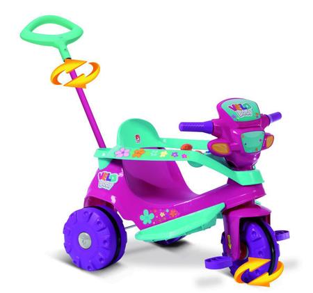 Triciclo infantil suporta 80 kilos bandeirante divertido - Velotrol e  Triciclo a Pedal - Magazine Luiza