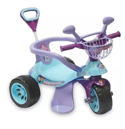 Carrinho Infantil Passeio Com Empurrador Super Cross - Biemme - Rosa